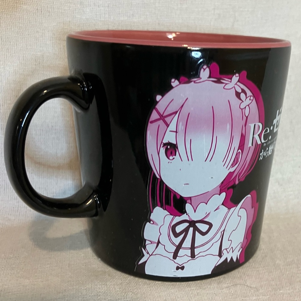 Loot Crate Anime Re:Zero Ram Coffee Mug Teacup 11oz Drink Kitchen Crunchyroll